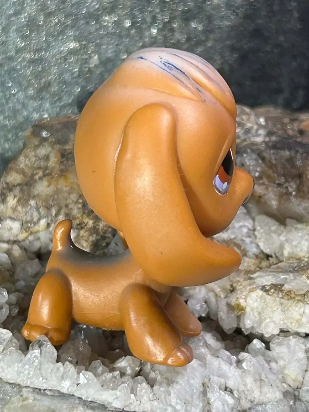 LPS Littlest Pet Shop LPS #16 Brown Beagle Rare Authentic Retired READ !